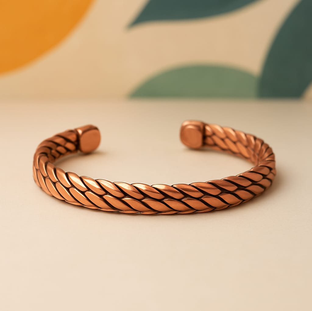 Braided Copper Kadiyam closeup